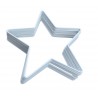 Gwiazda z drutu 3mm - biała