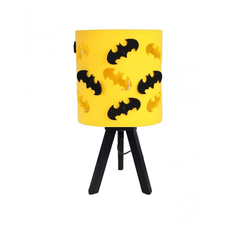 Lampka nocna Batman żółta z czarnymi  dodatkami