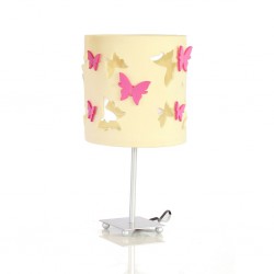 Lampa wisząca Motyle Ekri z różowymi dodatkami