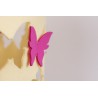 Lampa nocna Motyle Ekri z różowymi dodatkami